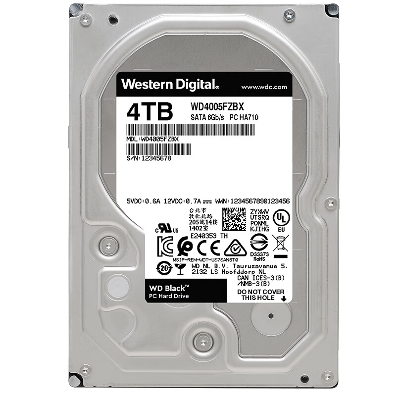 WD Professionals for Black 4T